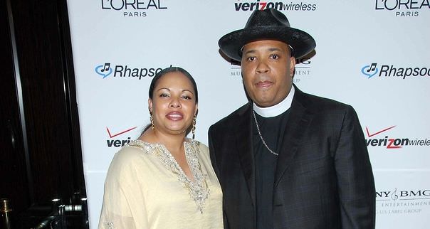 Joseph Simmons and wife Justine at the 2007 Clive Davis Pre-Gram